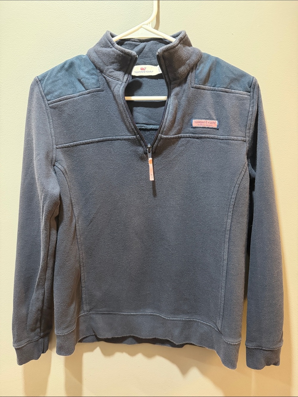 Vineyard Vines Navy Quarter-Zip Shep Shirt Pullover